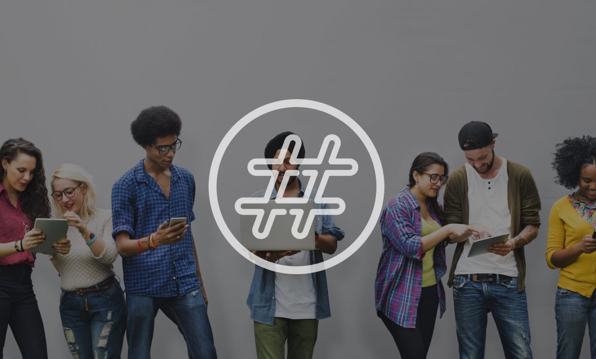 Hashtag Icona per il concetto Social Media Blog Post Hashtag come usarli per la tua strategia