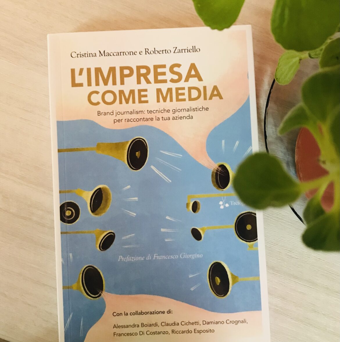 “L’impresa come media” di Cristina Maccarrone e Roberto Zarriello, pubblicato da Trèfoglie.